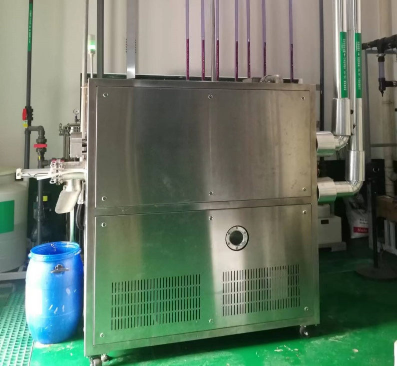 北京东城区无锡某电子汽车有限公司ZQ-JJ-1T蒸汽低温结晶蒸发设备制程废液案例